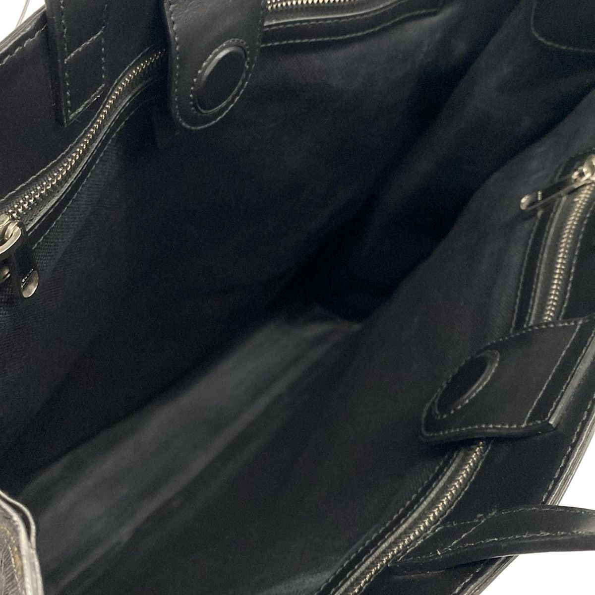 Gucci Tote GG Plus Supreme Dark Gray Black Multi Taiga Print Leather — view 7