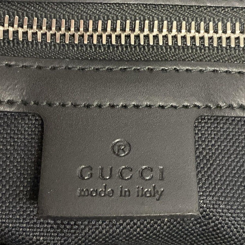 Gucci Tote GG Plus Supreme Dark Gray Black Multi Taiga Print Leather — view 9