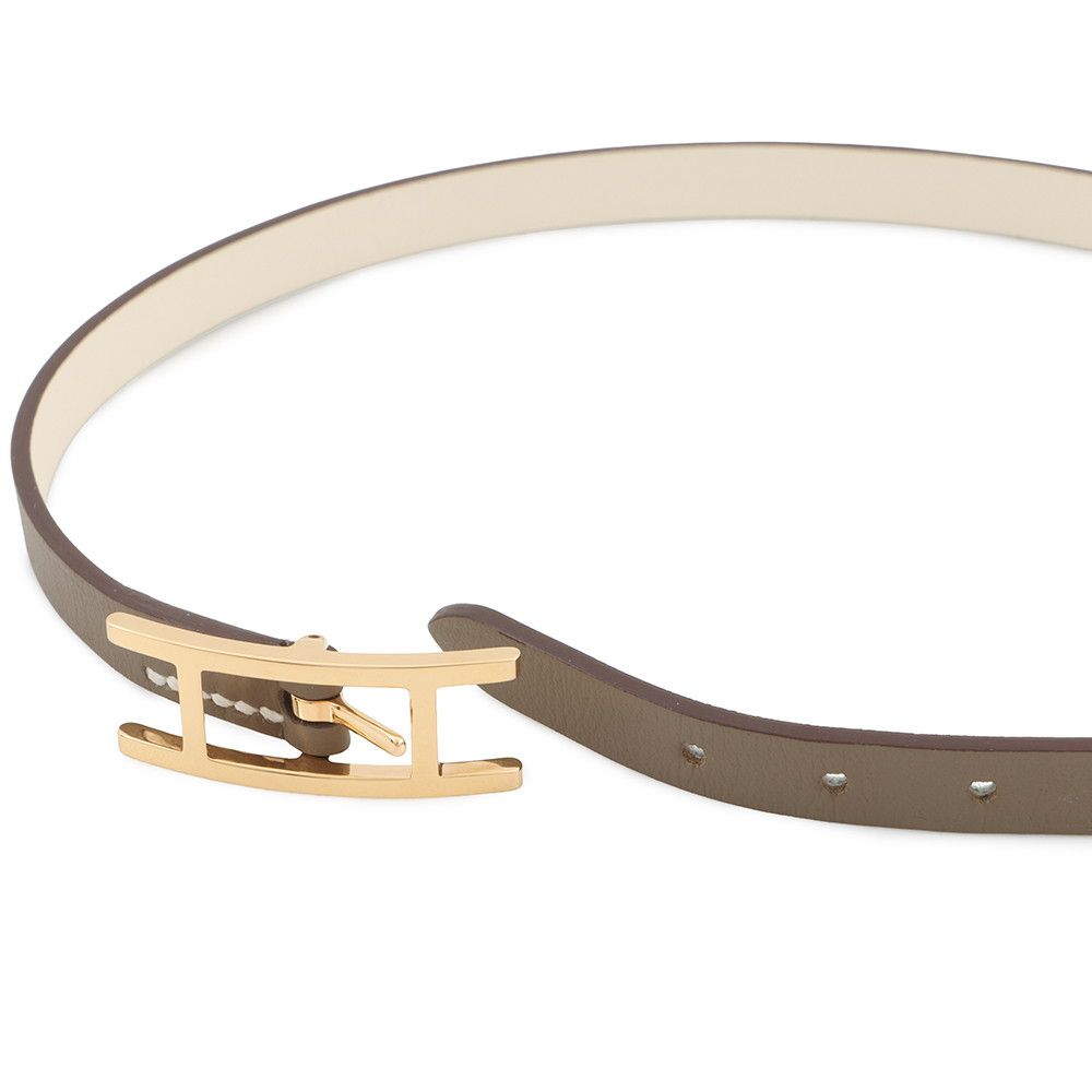 Hermes Behapi Double Tour Etoupe Nata Gold Swift T2 Bracelet — view 5