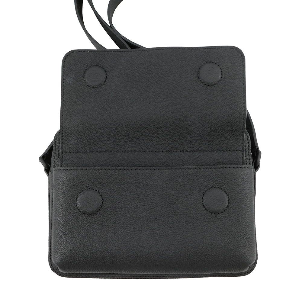 Louis Vuitton Shoulder Bag Waxy Calf Leather Boarding Messenger Black — view 5