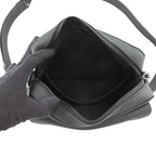 Louis Vuitton Shoulder Bag Waxy Calf Leather Boarding Messenger Black — view 6
