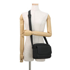 Louis Vuitton Shoulder Bag Waxy Calf Leather Boarding Messenger Black — view 4
