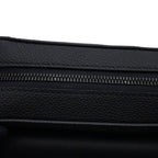 Louis Vuitton Shoulder Bag Waxy Calf Leather Boarding Messenger Black — view 8