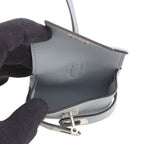 Hermes Bag Charm Kelly Festival Gris Perle Silver Swift — view 5