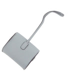 Hermes Bag Charm Kelly Festival Gris Perle Silver Swift — view 3