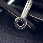 Hermes Bag Charm Kelly Festival Gris Perle Silver Swift — view 7