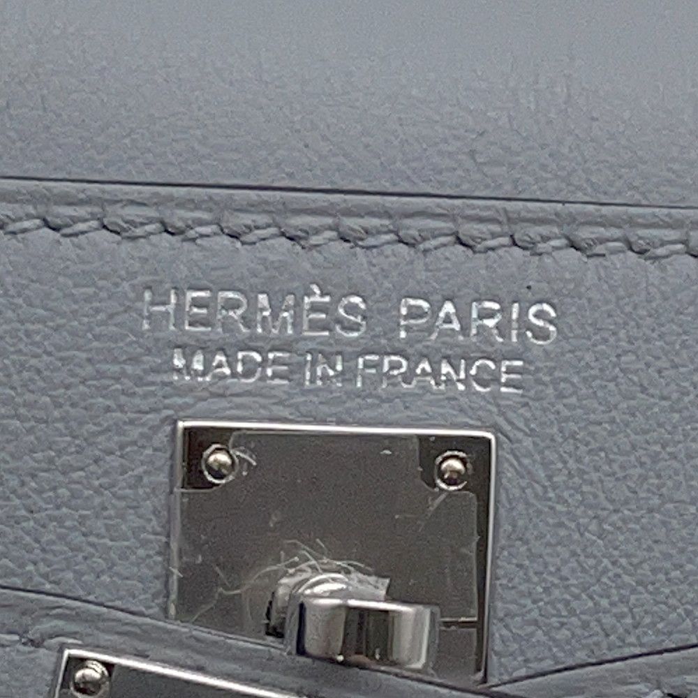 Hermes Bag Charm Kelly Festival Gris Perle Silver Swift — view 8
