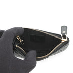 Gucci Key Case Micro Guccissima Leather Coin Black — view 4