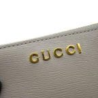 Gucci Key Case Script Zip Leather Coin — view 4