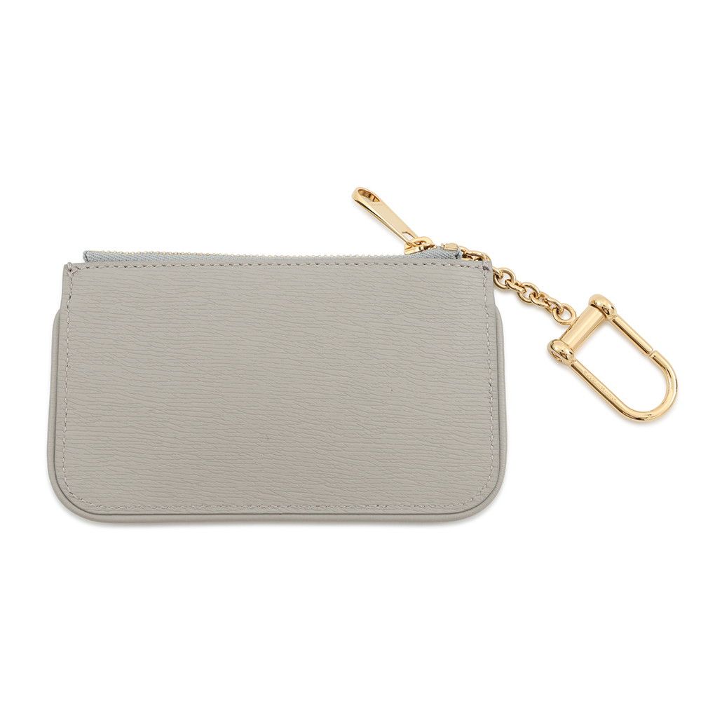 Gucci Key Case Script Zip Leather Coin — view 3