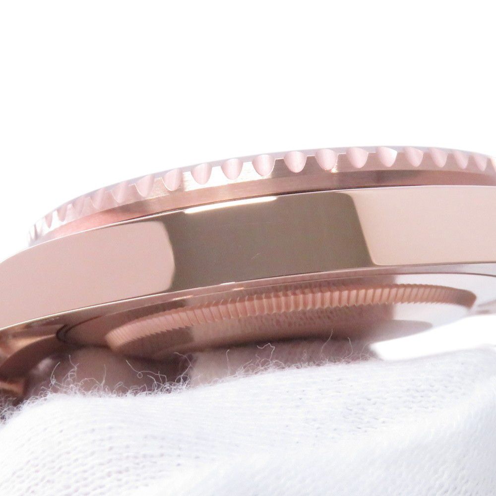Rolex Gmt Master 2 Date 18k Pink Gold Everose Watch Black Dial — view 6