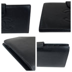 Chanel Vintage CC Logo Black Gold Caviar Leather Wallet — view 6