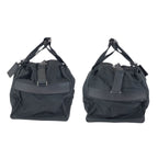 Prada Tessuto Saffiano 2-Way Black Silver Nylon Leather Boston Bag — view 8