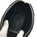 Bottega Veneta Padded Half Moon Chain Shoulder Bag Black Leather — view 8