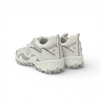 Louis Vuitton LV Lash Line Monogram Sneakers Shoes Fabric Leather White Gray — view 4