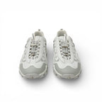 Louis Vuitton LV Lash Line Monogram Sneakers Shoes Fabric Leather White Gray — view 2