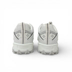 Louis Vuitton LV Lash Line Monogram Sneakers Shoes Fabric Leather White Gray — view 5
