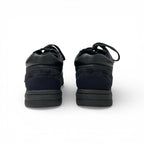 Chanel Sneakers Shoes Leather Fabric Suede Black CC Logo — view 5