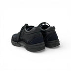 Chanel Sneakers Shoes Leather Fabric Suede Black CC Logo — view 4