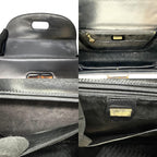 Gucci 000 46 Bamboo Handbag Leather Black Vintage — view 9