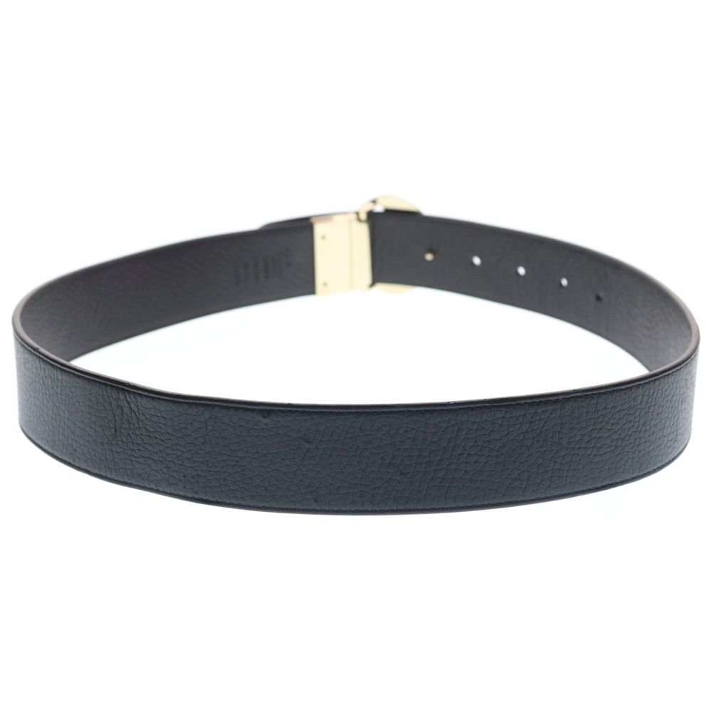 Gucci Belt Leather Black Gold — view 2