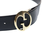 Gucci Belt Leather Black Gold — view 4