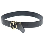 Gucci Belt Leather Black Gold — view 5
