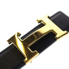Hermes Constance Belt Taurillon Gold Leather Brown — view 6