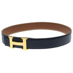 Hermes Constance Belt Taurillon Gold Leather Brown — view 5
