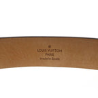 Louis Vuitton Damier Ceinture Carre Belt Brown Silver — view 5