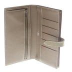 Hermes Bearn Souffle Ficelle Lycee Wallet Card Case Beige Silver — view 4
