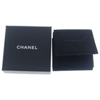 Chanel CC Logo Rhinestone Pin Badge Pin Brooch Silver — view 6