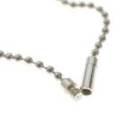 Gucci Double Dog Tag Chain Pendant Necklace Silver — view 5