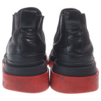 Bottega Veneta Tire Ankle Side Gore Chelsea Boots Black Red — view 3