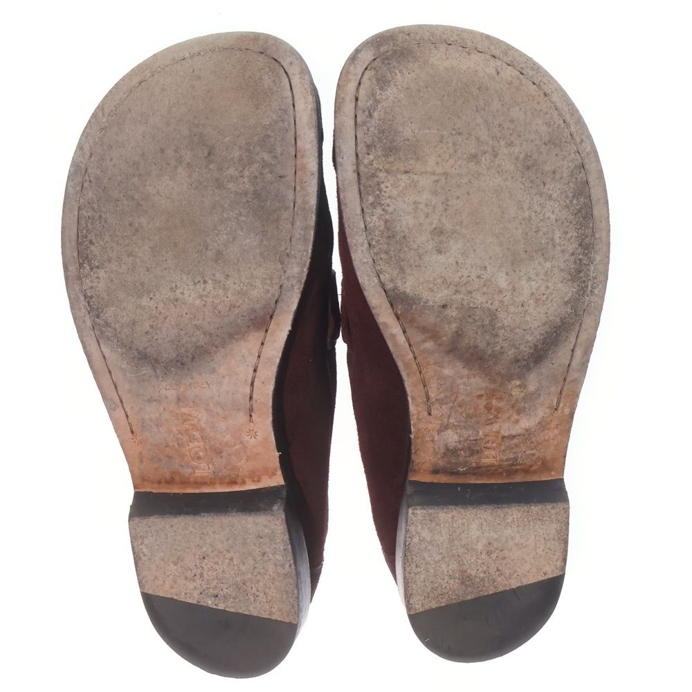Loewe Campo Suede Leather Loafers Shoes — view 5