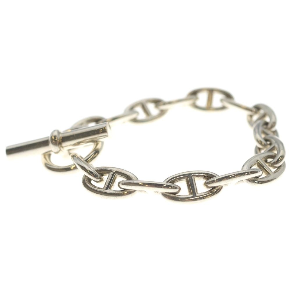 Hermes Chaine D'ancre GM 15 Pieces Chain Bracelet Silver — view 4