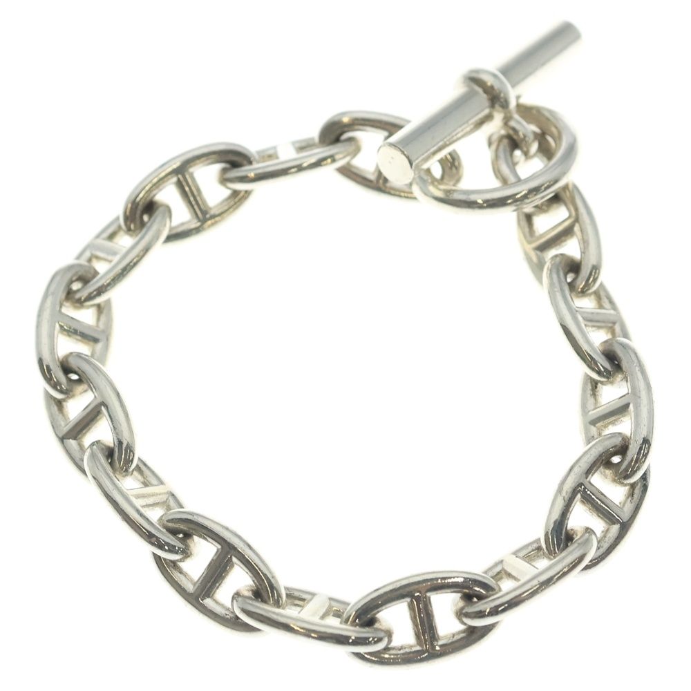 Hermes Chaine D'ancre GM 15 Pieces Chain Bracelet Silver — view 2