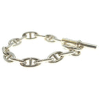Hermes Chaine D'ancre GM 15 Pieces Chain Bracelet Silver — view 3
