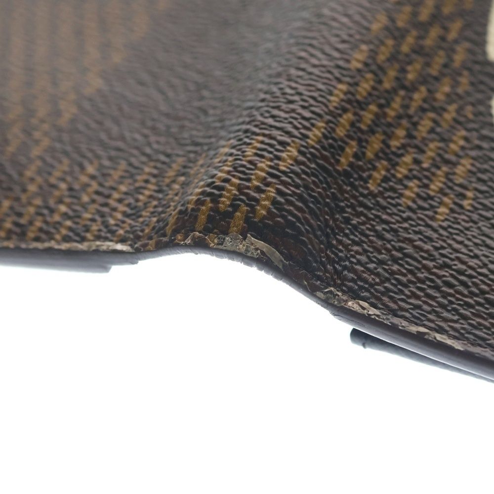 Louis Vuitton LV Damier Giant Portefeuille Plaza Wallet Card Case Brown Leather — view 5