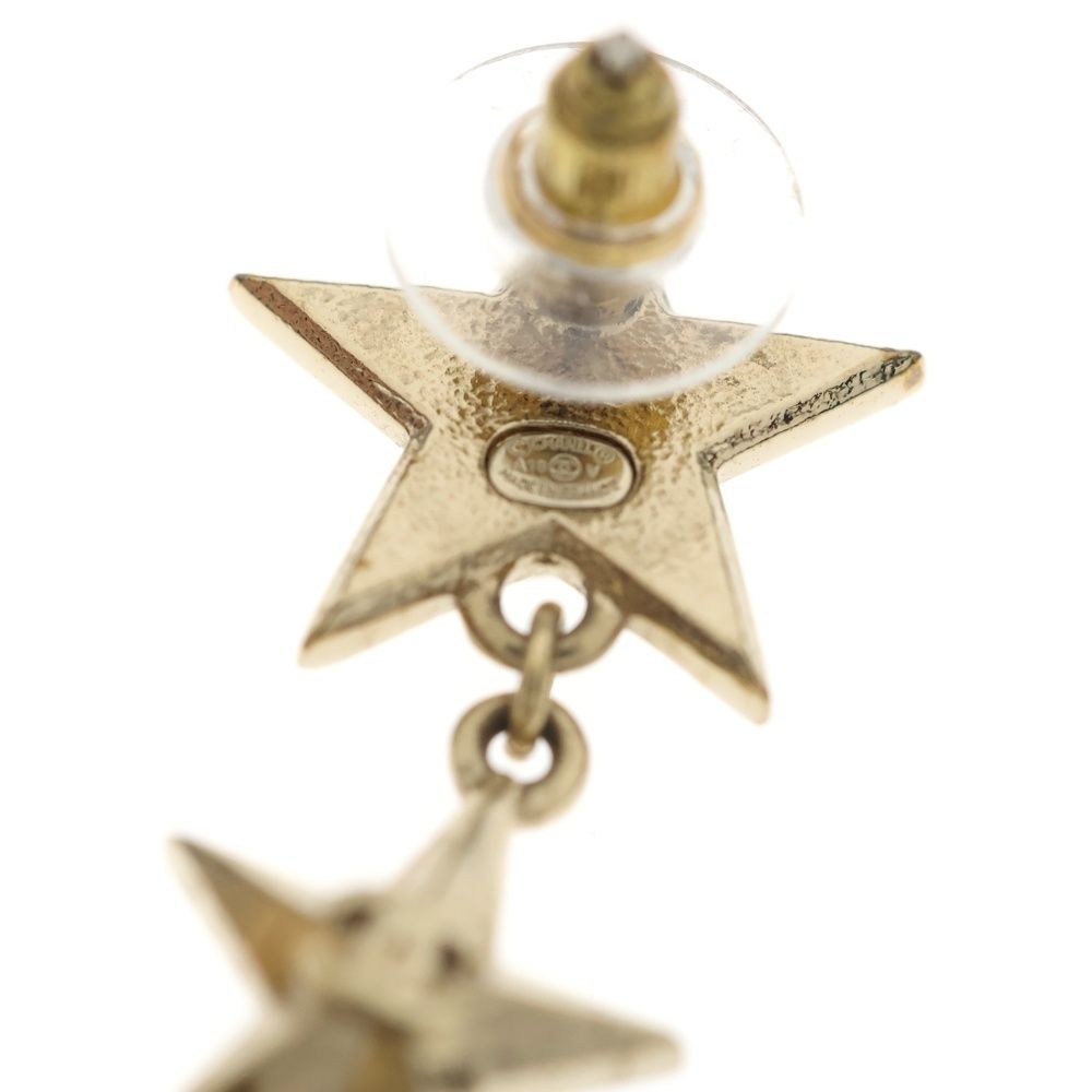 Chanel Coco Star Earrings Gold — view 5