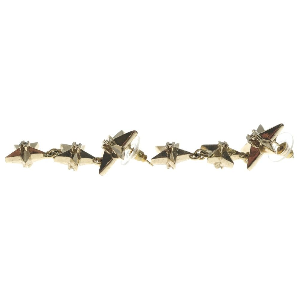 Chanel Coco Star Earrings Gold — view 3