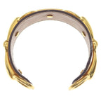 Hermes Bangle Bracelet Yellow Horsebit SS Epsom Gold — view 6
