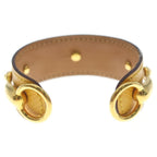 Hermes Bangle Bracelet Yellow Horsebit SS Epsom Gold — view 2