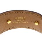 Hermes Bangle Bracelet Yellow Horsebit SS Epsom Gold — view 5