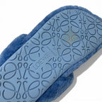 Loewe Sandals Shoes Mouth Blue Mule Thong Flat — view 8