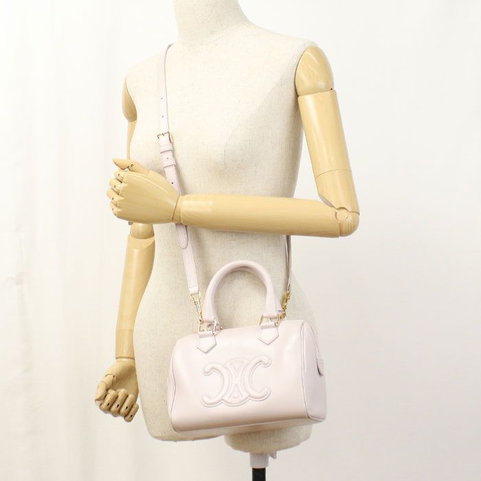 Celine Small Boston Triomphe Handbag Calf — view 9