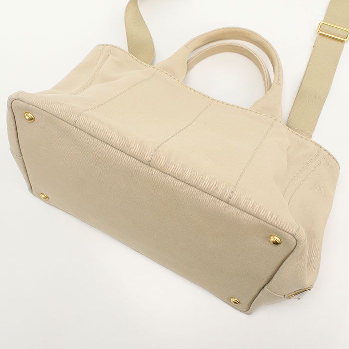 Prada 2-Way Canapa Tote Canvas — view 2