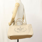 Prada 2-Way Canapa Tote Canvas — view 9