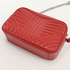 Prada Chain Diagram Shoulder Bag Leather — view 2