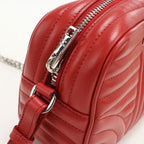 Prada Chain Diagram Shoulder Bag Leather — view 7